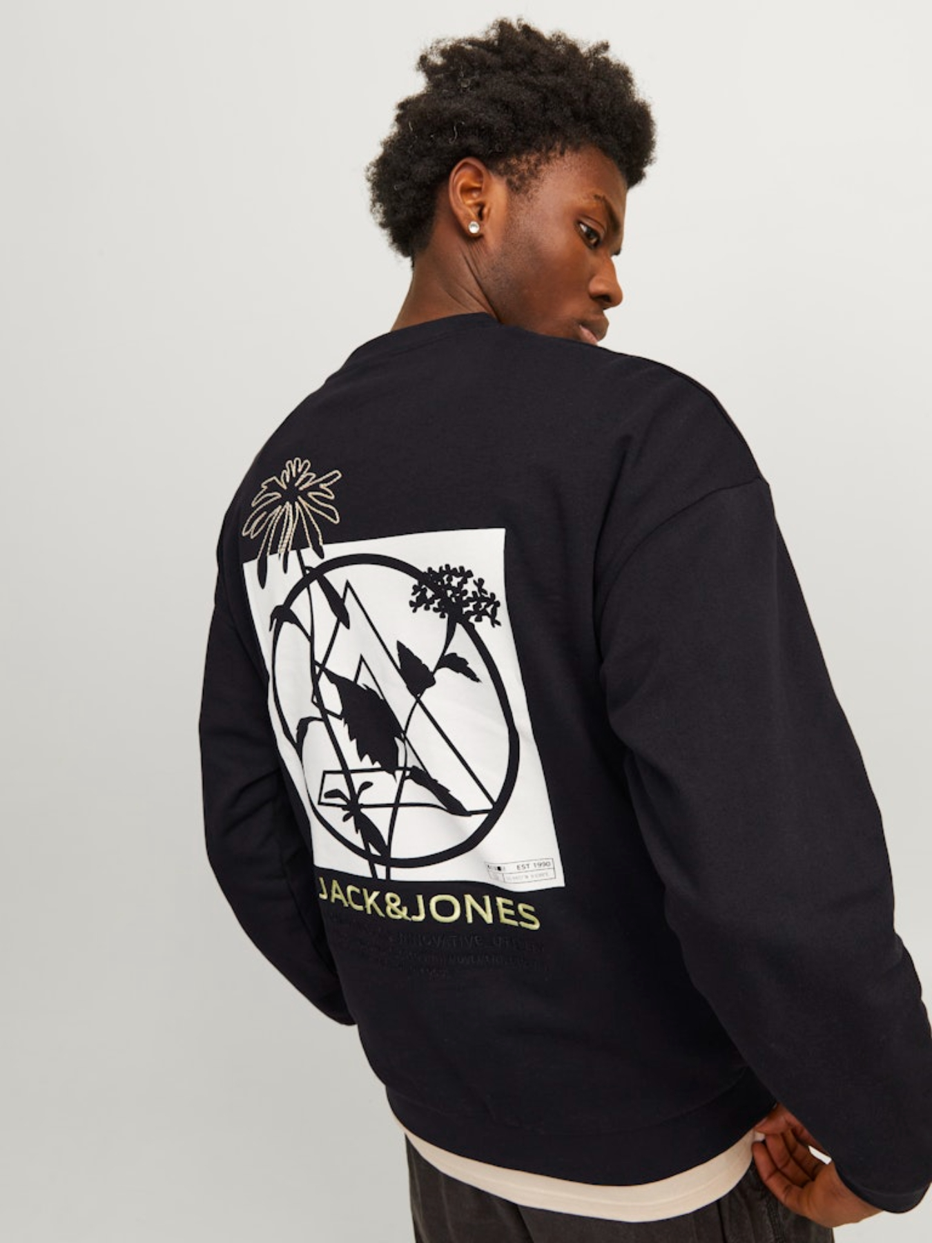 Худи и свитшоты JACK & JONES модель 12253369_Black Фото