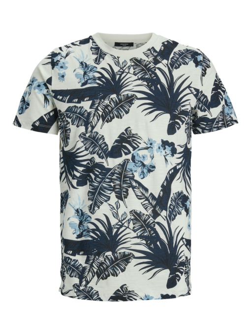 Футболкалар мен поло жейделер JACK & JONES үлгі 12203764_Tofu Фото