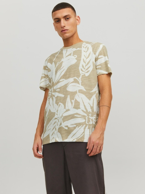 Футболкалар мен поло жейделер JACK & JONES үлгі 12203764_WhitePepper Фото