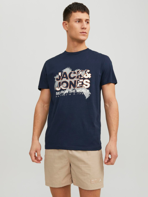 Футболки и поло JACK & JONES модель 12233600_NavyBlazer Фото