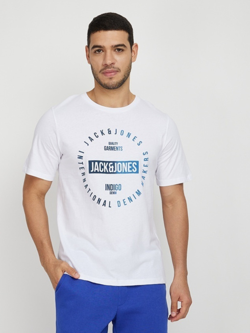 Футболки и поло JACK & JONES модель 12235203_White Фото