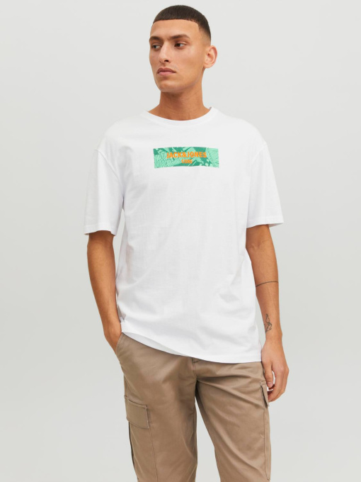Футболки и поло JACK & JONES модель 12235313_White Фото