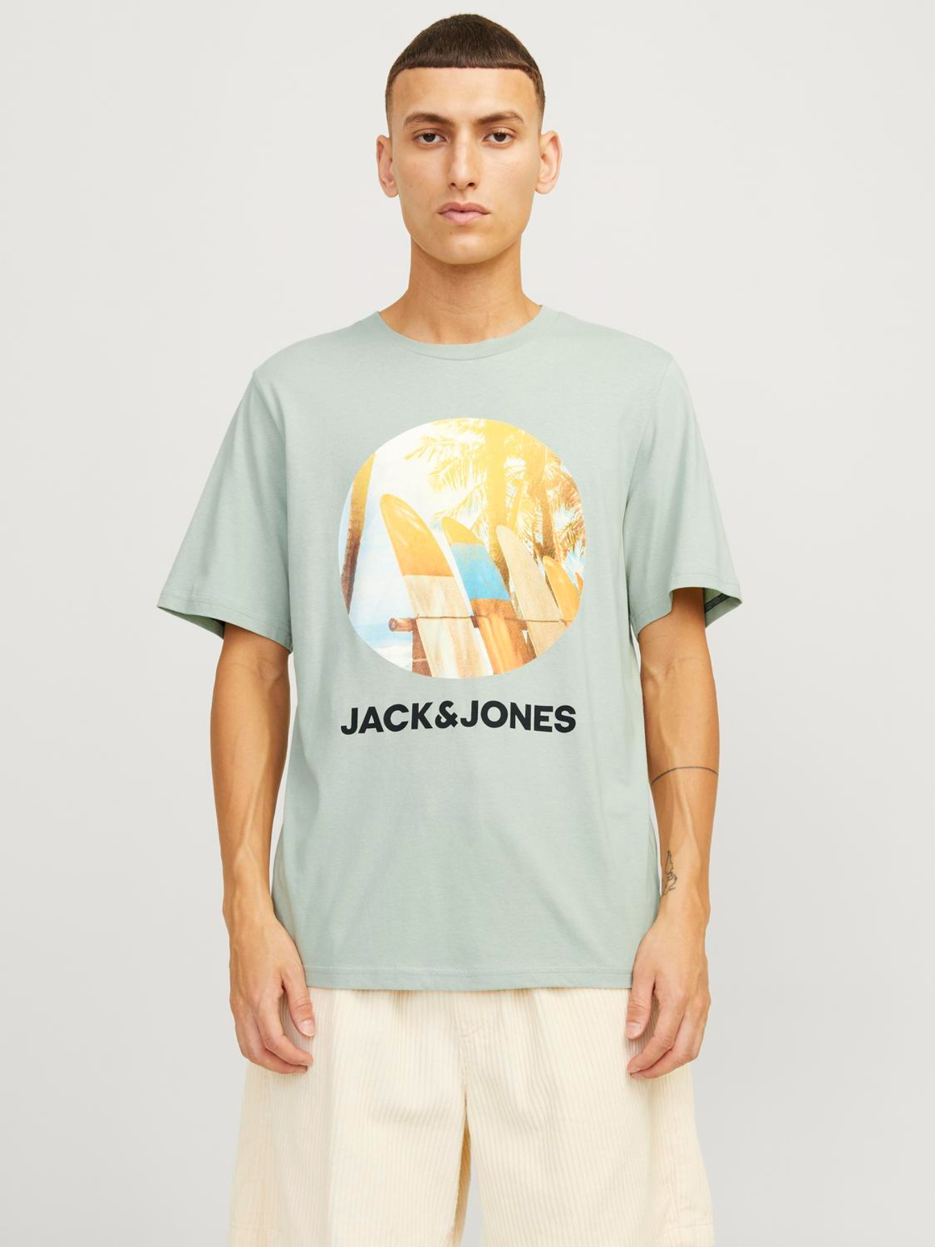 Футболки и поло JACK & JONES модель 12247982_DesertSage Фото