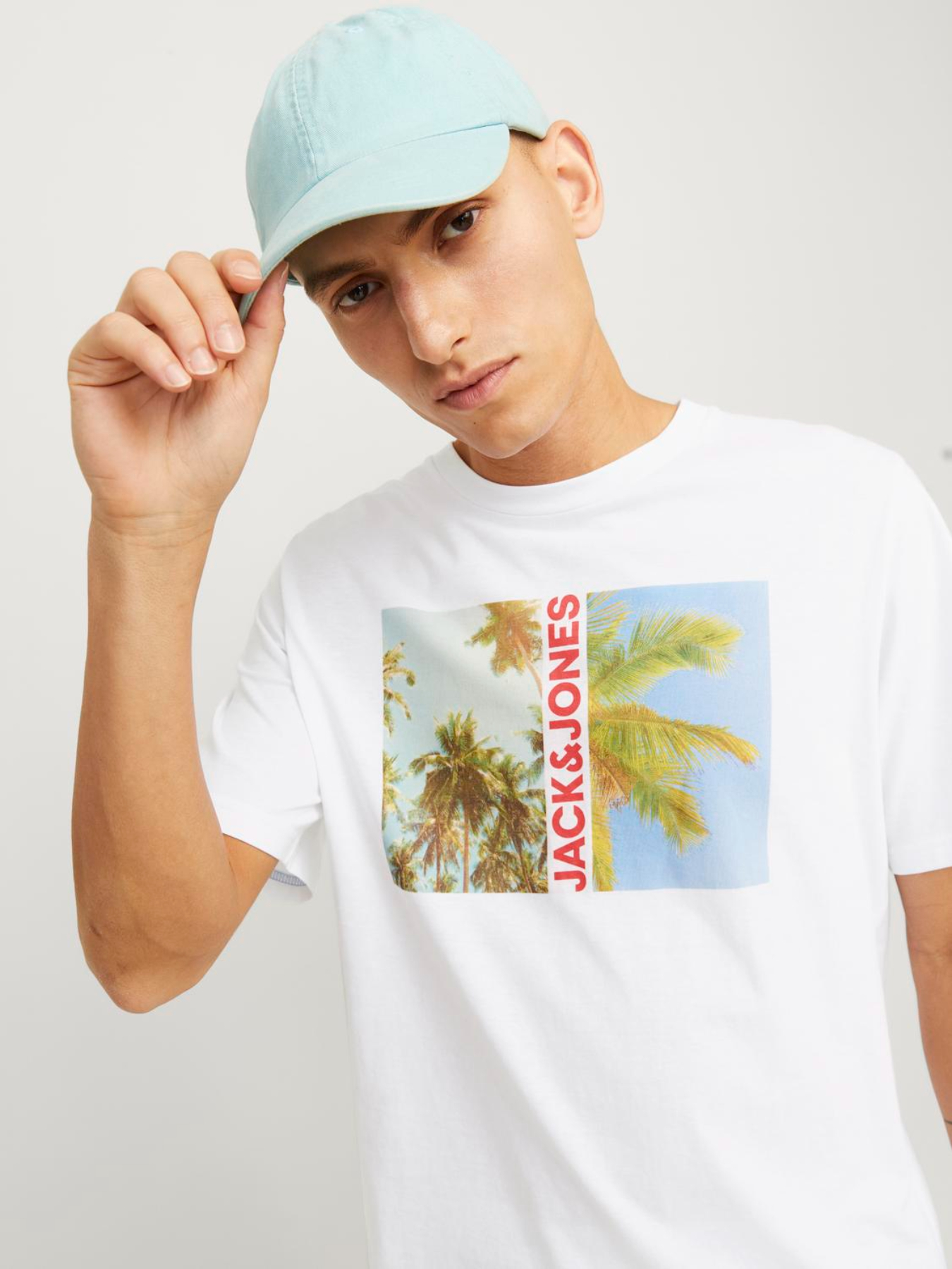Футболки и поло JACK & JONES модель 12247982_White Фото
