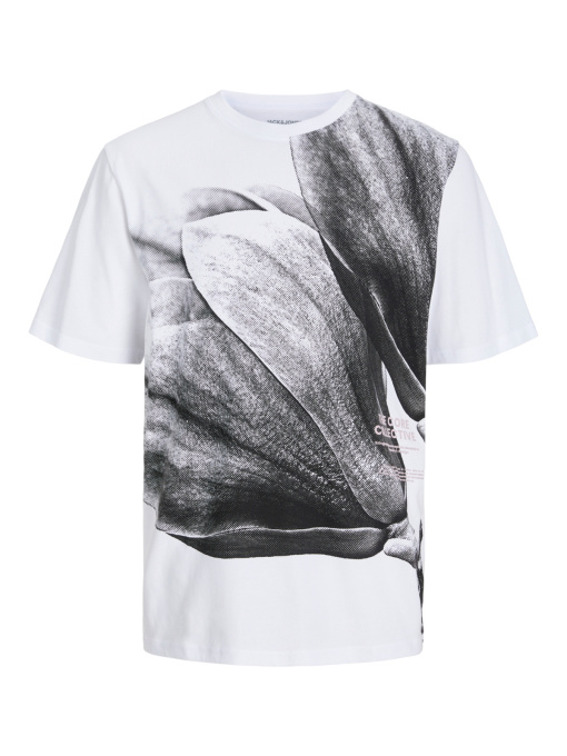 Футболкалар мен поло жейделер JACK & JONES үлгі 12256647_White Фото
