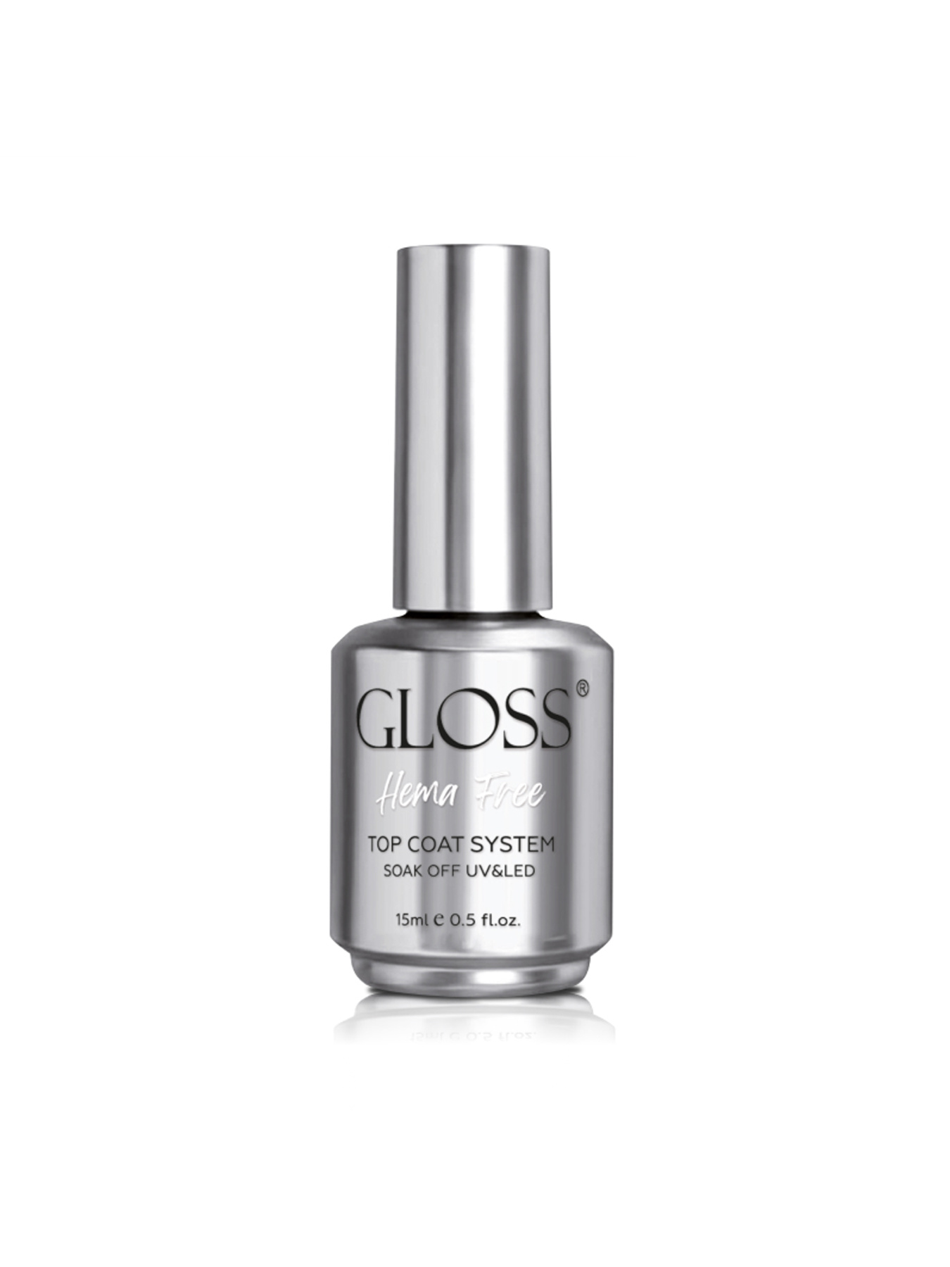 HEMA Free Top GLOSS – безопасное глянцевое финишное покрытие без липкого слоя GLOSS COMPANY модель 4823271411858 Фото