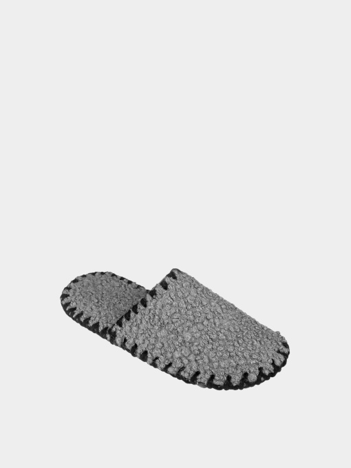Тапки Casual модель Кеж-WINTER 2 серые-182 Фото