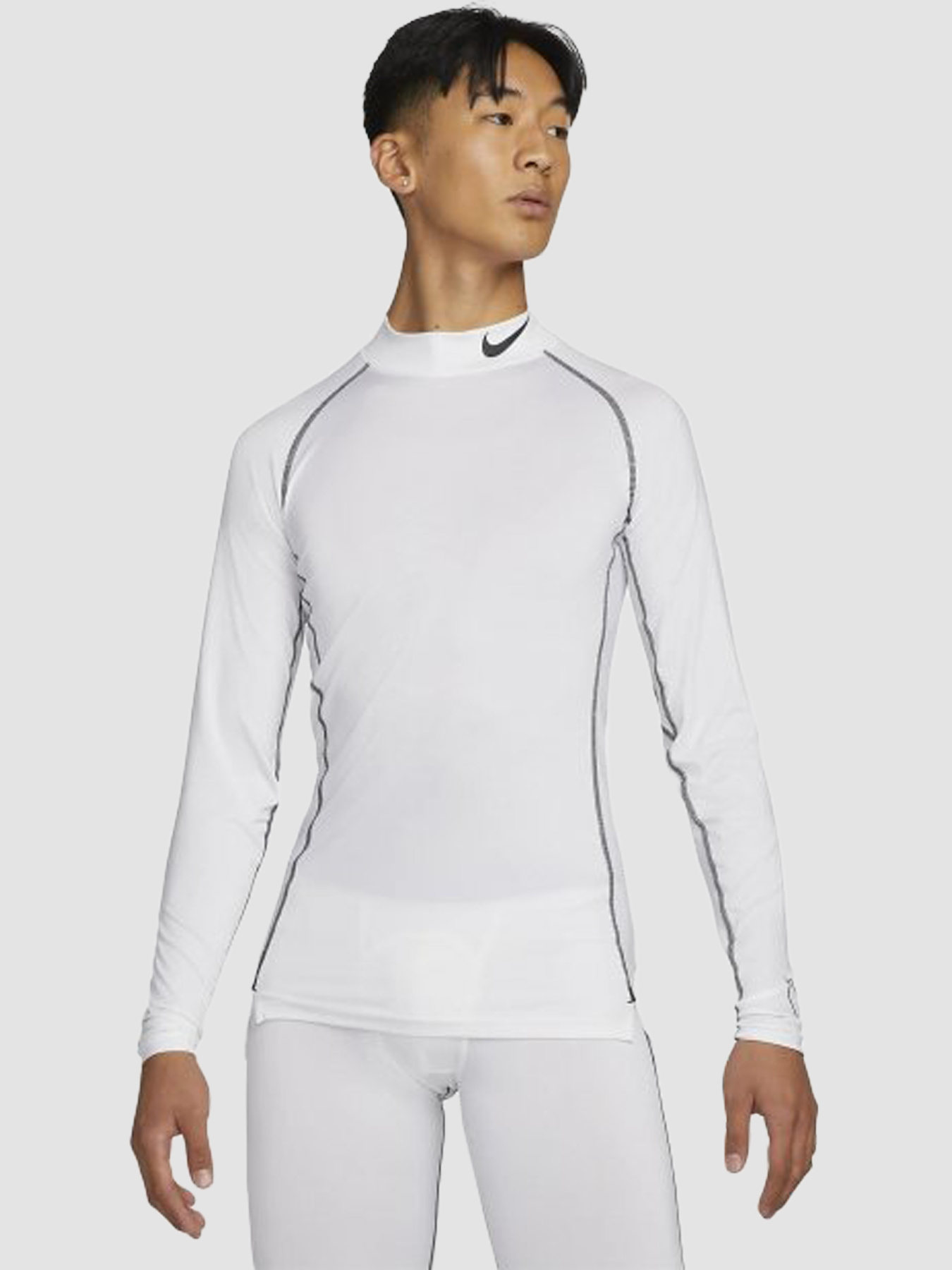 Кофта NIKE Pro Dri-Fit Mock Long-Sleeve Tight Top модель DD1986-100 Фото