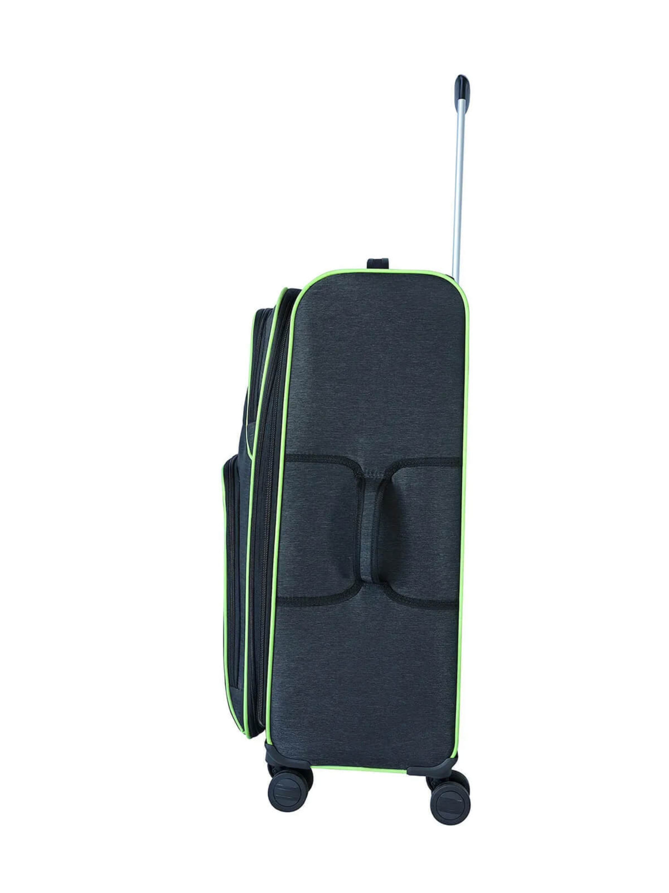 Чемодан тканевой 4х - колесный Bagland Валенсия 83 л. Черный 1300 модель 003796927 Фото