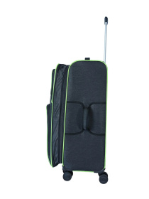 Чемодан тканевой 4х - колесный Bagland Валенсия 83 л. Черный 1300 модель 003796927 Фото