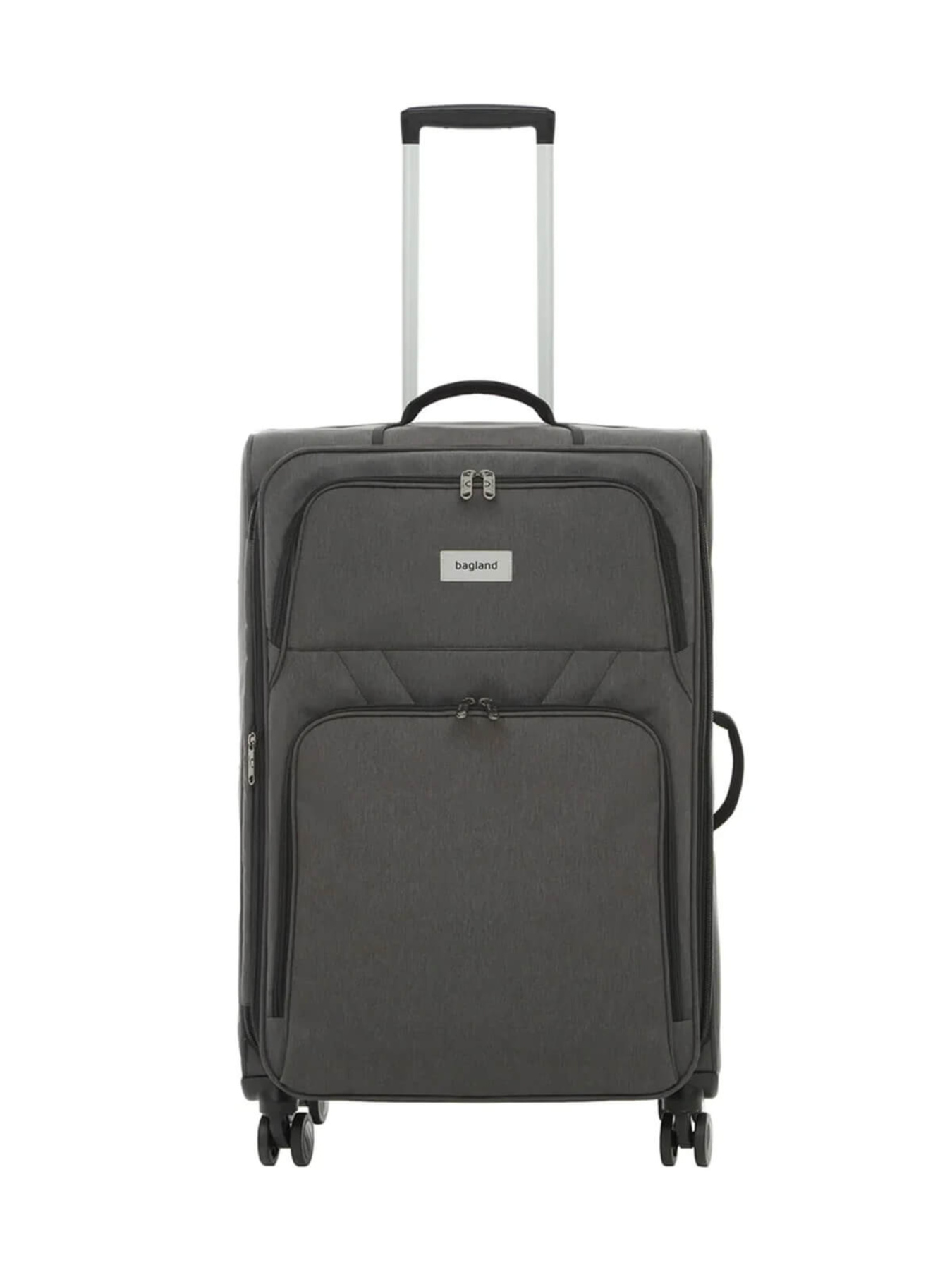 Чемодан тканевой 4х - колесный Bagland Валенсия 83 л. Темно-серый модель 003796927 Фото