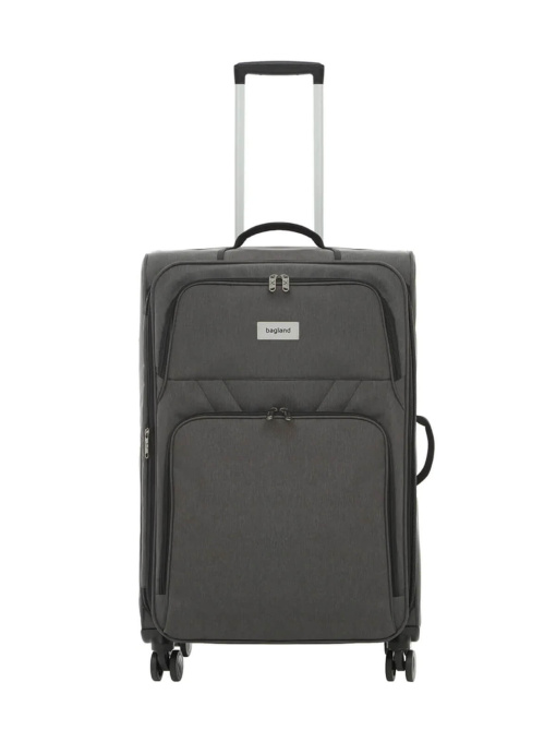 Валіза тканинна 4х - колісна Bagland Валенсія 83 л. Темно-сірий модель 003796927 Фото
