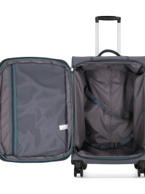 Валіза тканинна 4х - колісна Bagland Валенсія 63 л. Сірий модель 003796624 Фото