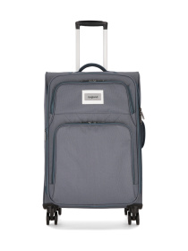 Валіза тканинна 4х - колісна Bagland Валенсія 63 л. Сірий модель 003796624 Фото