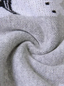 Плед Дитячий Бавовна  В'язаний Сірий Лама Lovely Svi  модель 78136361 Фото