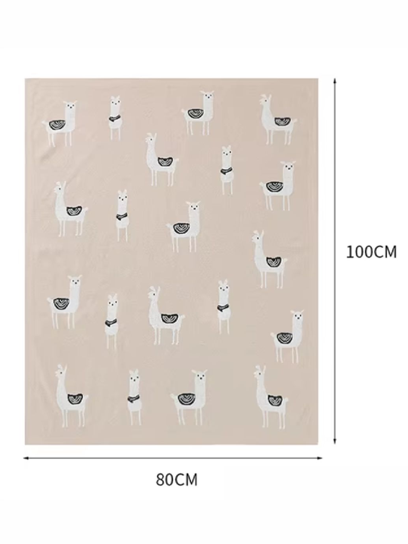 Плед Детский Хлопок Вязаный Бежевый Lovely Svi  модель 101380571 Фото