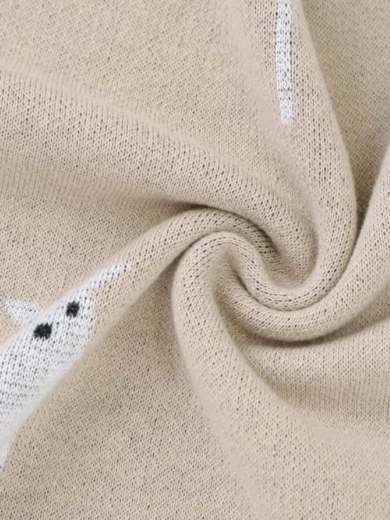 Плед Детский Хлопок Вязаный Бежевый Lovely Svi  модель 101380571 Фото