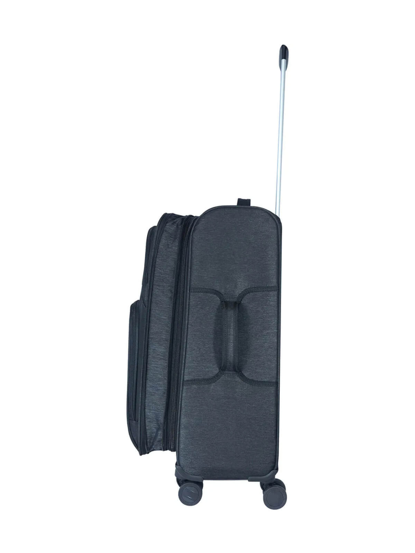 Валіза тканинна 4х - колісна Bagland Валенсія 63 л. Чорний модель 003796924 Фото