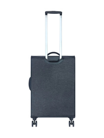 Валіза тканинна 4х - колісна Bagland Валенсія 63 л. Чорний модель 003796924 Фото