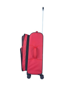 Валіза тканинна 4х - колісна Bagland Валенсія 63 л. Червоний модель 003796624 Фото