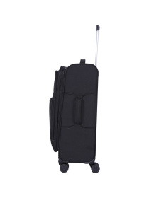 Валіза тканинна 4х - колісна Bagland Валенсія 63 л. Чорний модель 003796624 Фото