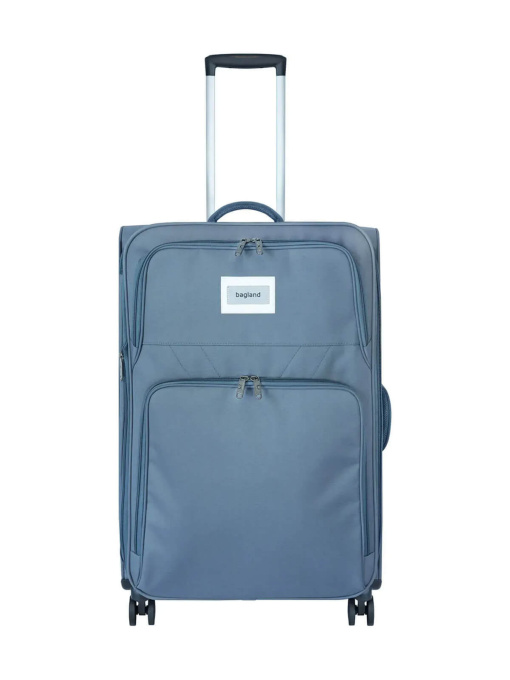 Валіза тканинна 4х - колісна Bagland Валенсія 83 л. Сірий модель 003796627 Фото
