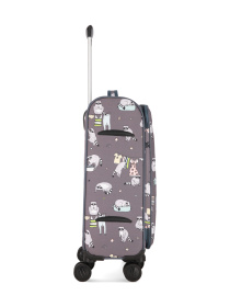 Валіза тканинна 4х - колісна Bagland Марсель 36 л. Сублімація 220 модель 0037969194 Фото