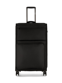 Валіза тканинна 4х - колісна Bagland Stella L 77 л. Чорний модель 00442028 Фото