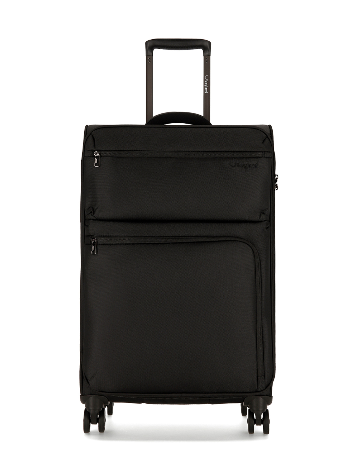 Валіза тканинна 4х - колісна Bagland Stella M 57 л. Чорний модель 00442024 Фото