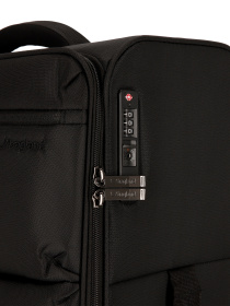 Валіза тканинна 4х - колісна Bagland Stella M 57 л. Чорний модель 00442024 Фото