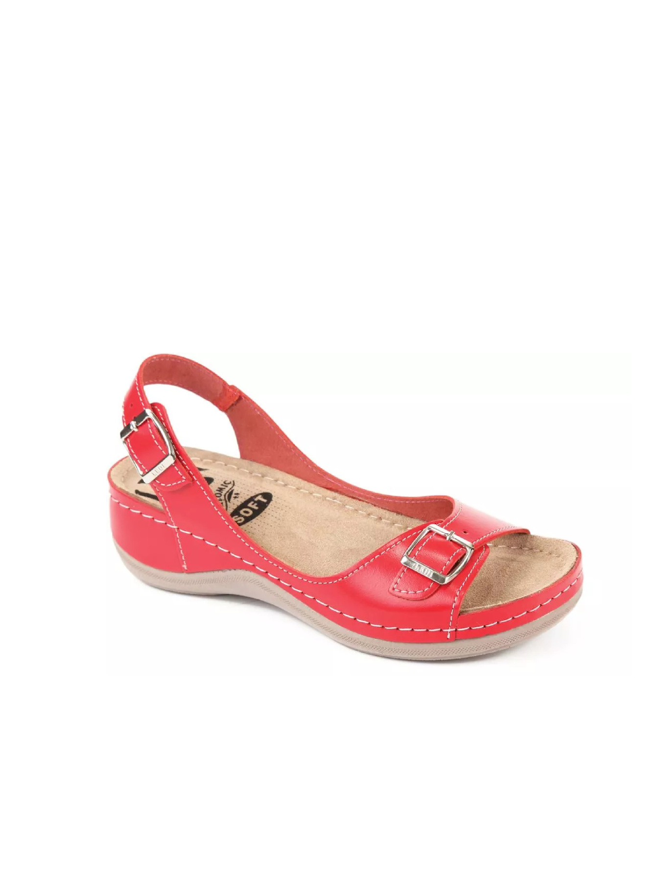 Босоножки LEDI Anatomic модель LED-408_red Фото