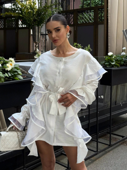Сукня міні Jadone Fashion модель Velin_bile — фото 3 - INTERTOP