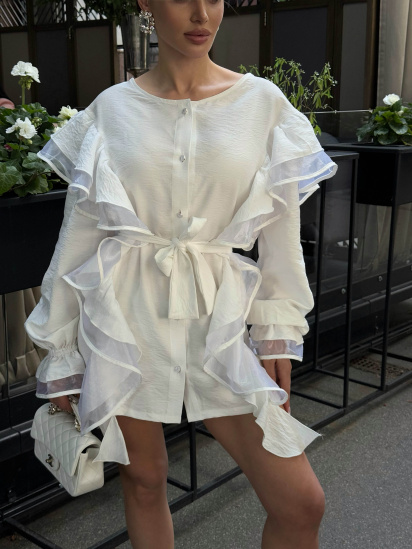 Сукня міні Jadone Fashion модель Velin_bile — фото 4 - INTERTOP