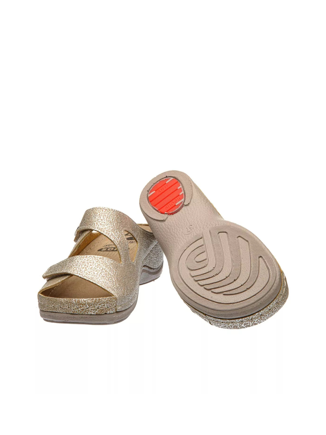 Шлепанцы LEDI Anatomic модель LED-426_gold Фото