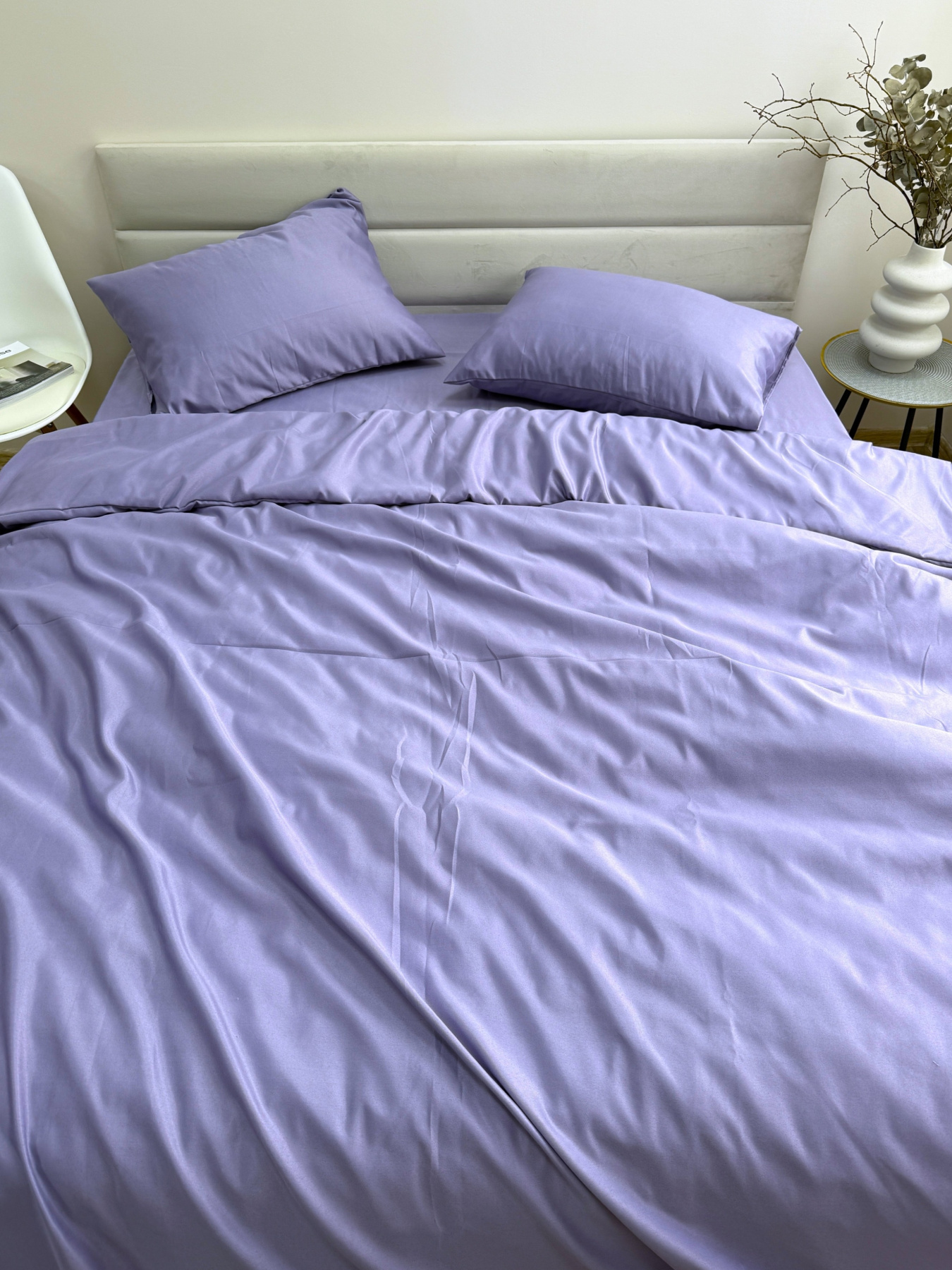 Комплект постельного белья Nid Purple сиреневый Ecotton модель 25678 Фото