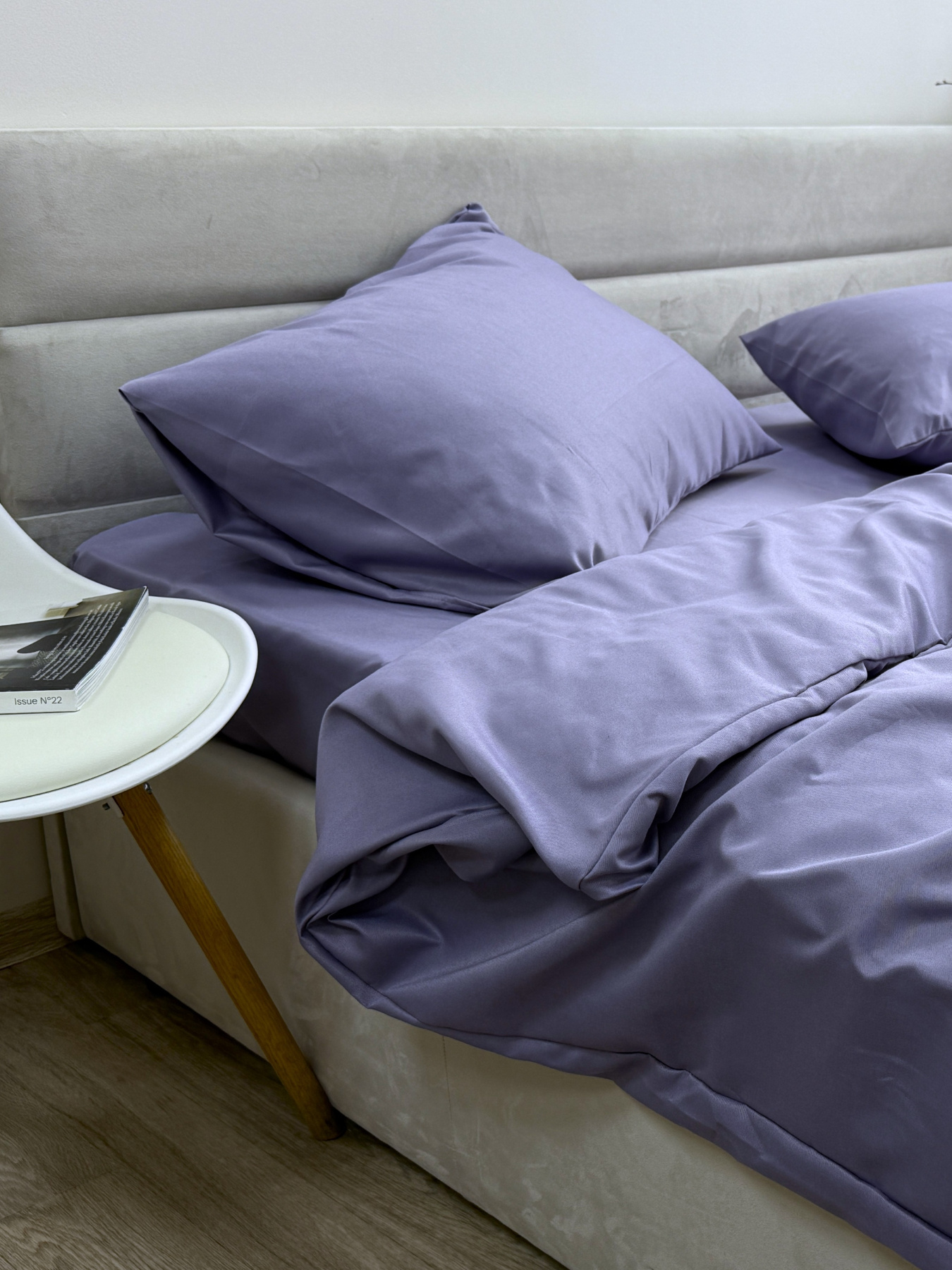 Комплект постельного белья Nid Purple сиреневый Ecotton модель 25678 Комплект постельного белья Nid Purple сиреневый Ecotton модель 25678 Фото