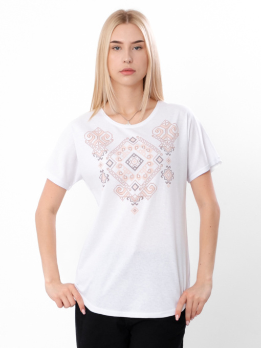 Футболка Носи своє модель 8029-000-33-ornament-bezh Фото