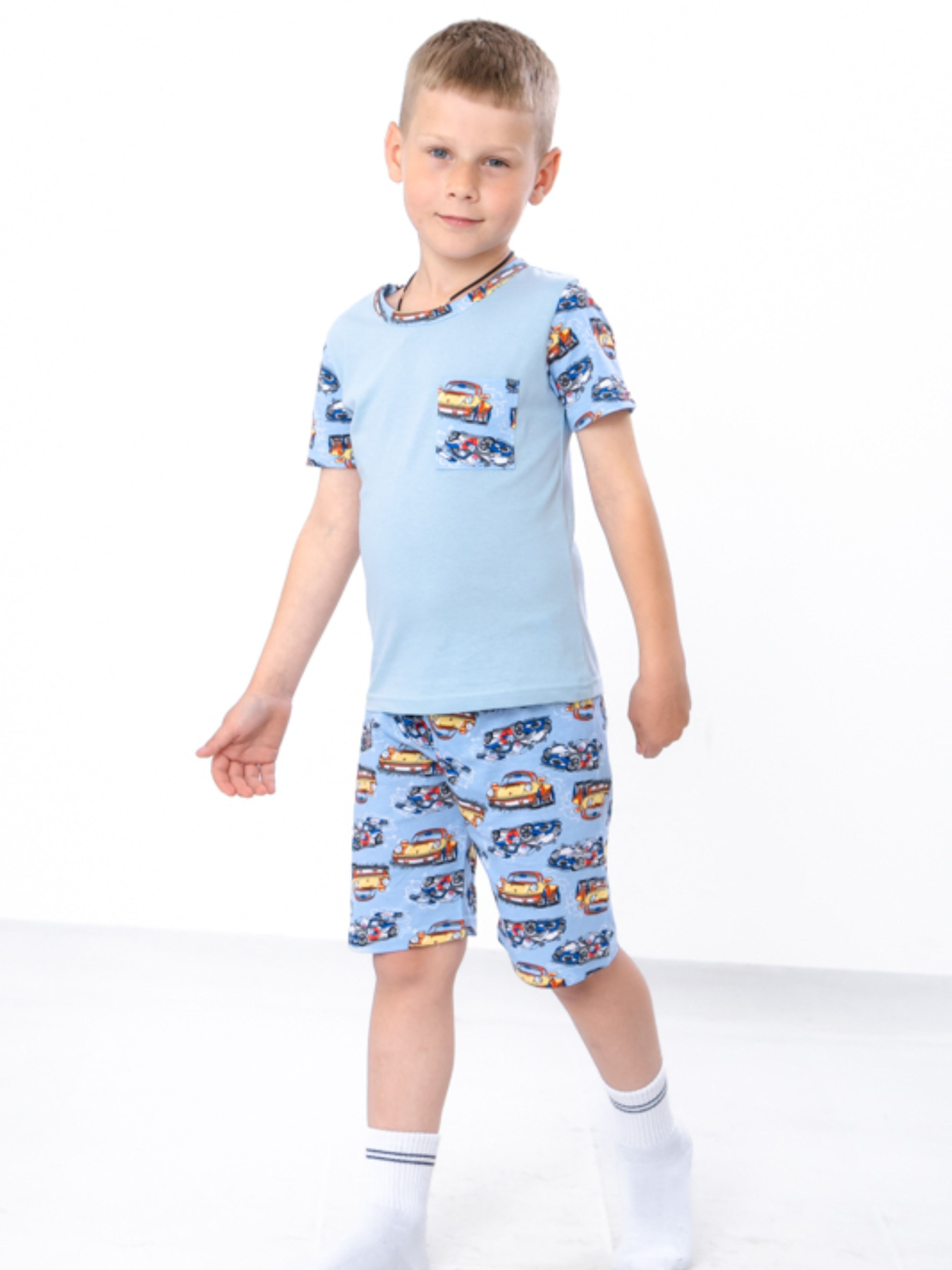 Пижама Носи своє модель 6250-002-1-mashinki-blakitnij Фото