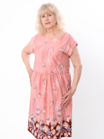 Платье миди Носи своє модель 8068-005-troqndi-bordovij Фото