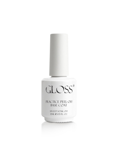 GLOSS Peel-off Base Coat — база для тренувань і nail-дизайну модель 4823271411865 - фото