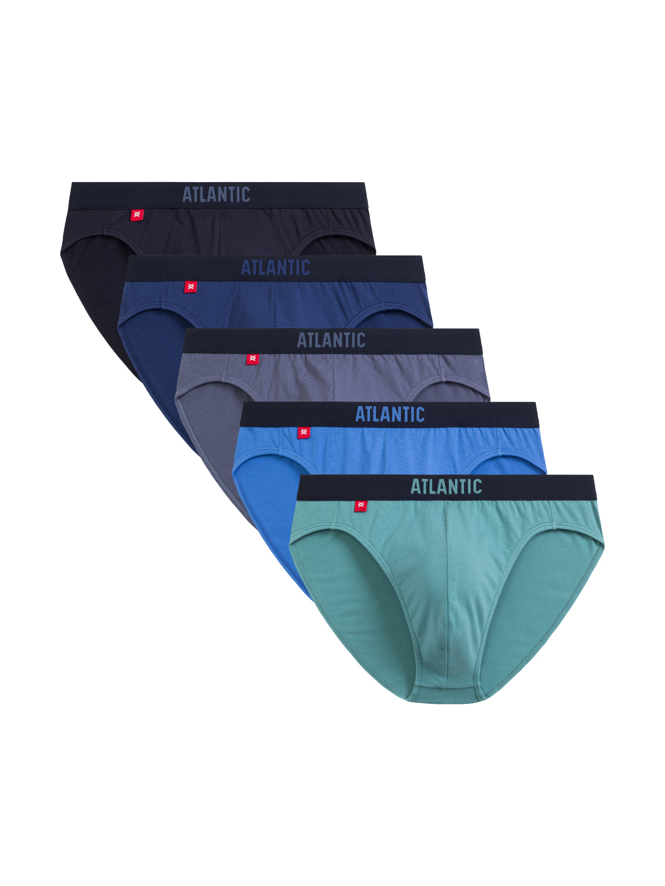 Набір трусів Atlantic модель 5SMP-004_ZIEJ_GRA_NIEJ_IND_NIEC Фото