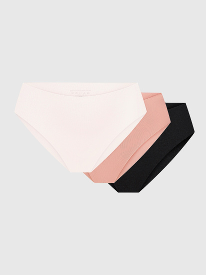 Набір трусів brabrabra модель SLZ26702001_3_black.ivory.pink-powder - фото