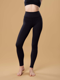 Леггинсы спортивные Brabrabra модель SLZ27404001_black Фото