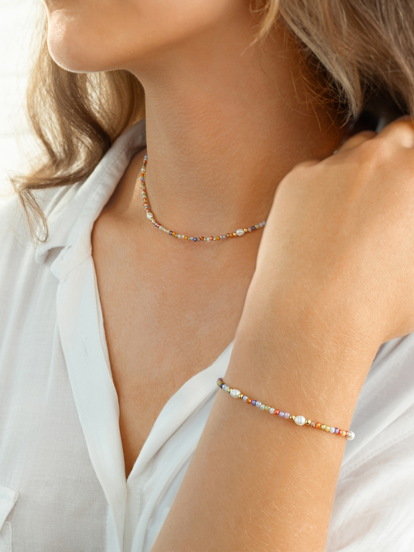 Ожерелья без кулона Zornelli модель 0051g Фото