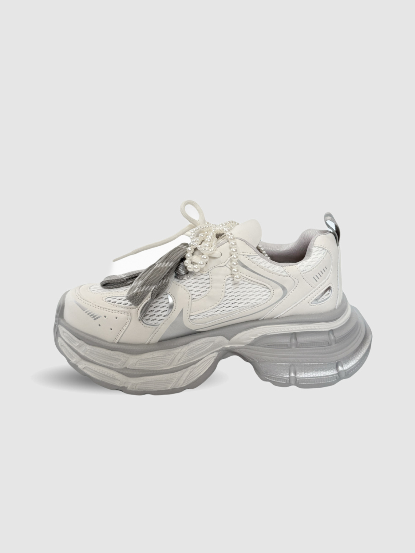 Кроссовки повседневные EVIE модель White - 9933 Фото