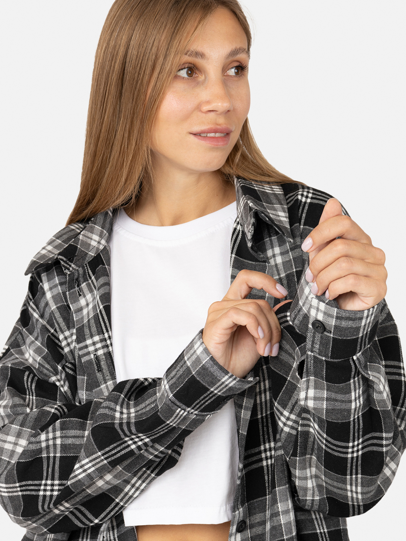 Рубашка повседневная YUKI модель ЦБ-00259283 Рубашка повседневная YUKI модель ЦБ-00259283 Фото