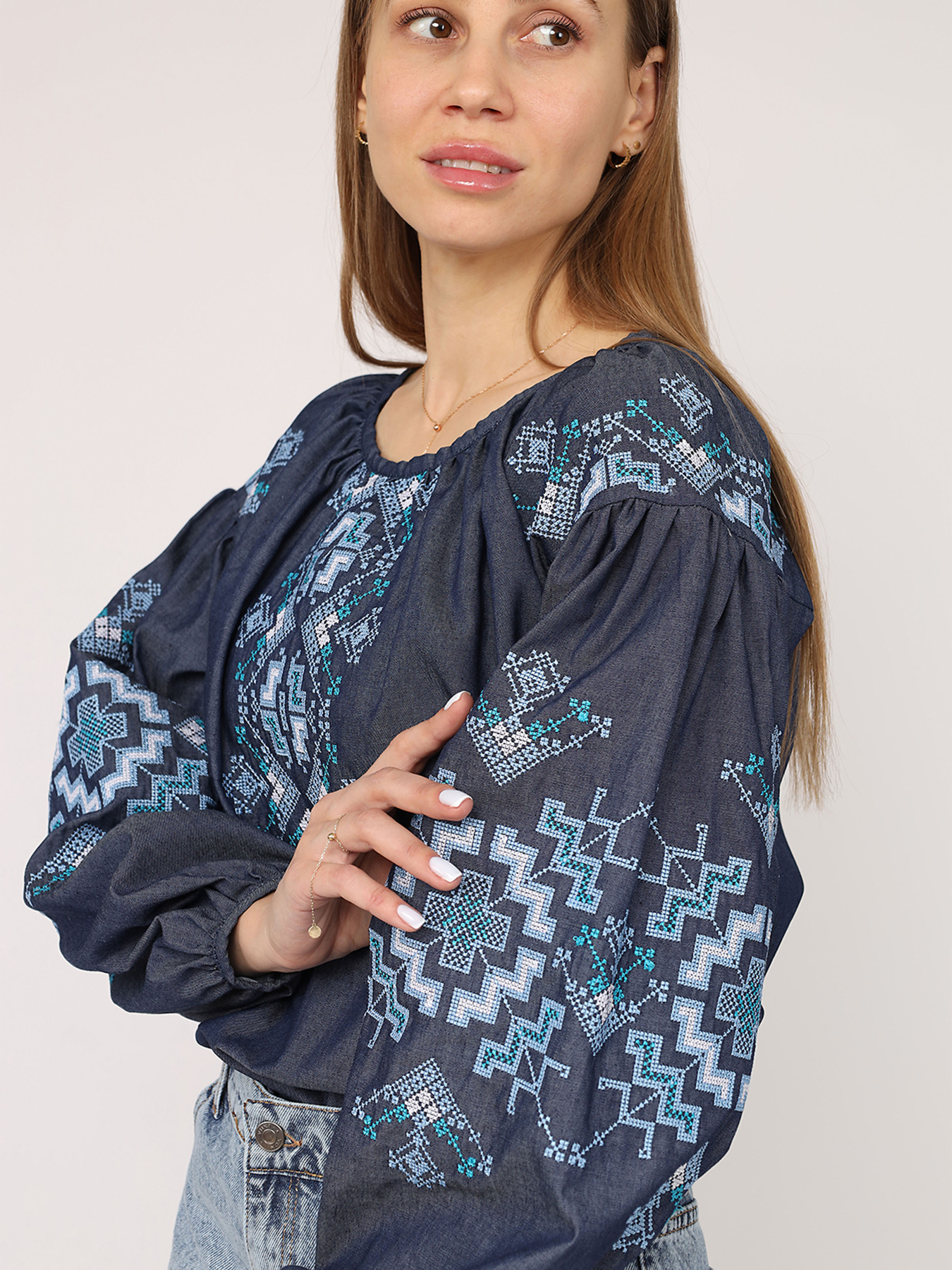 Вишита сорочка YUKI модель ЦБ-00274103 Фото