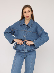 Джинсова куртка YUKI модель ЦБ-00274154 Фото