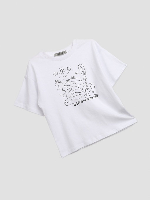 Футболка YUKI модель ЦБ-00273447 Фото