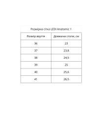 Босоніжки LEDI Anatomic модель LED-103 Фото